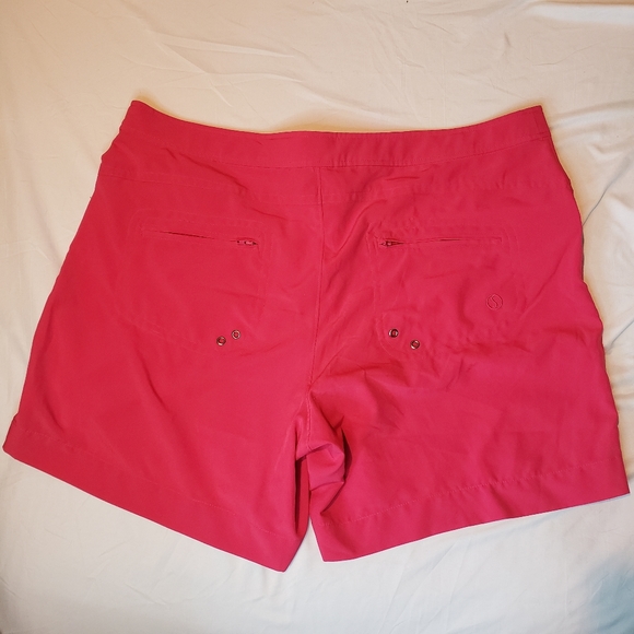AE Sport hot pink board shorts plus size curvy 0X - Picture 8 of 8